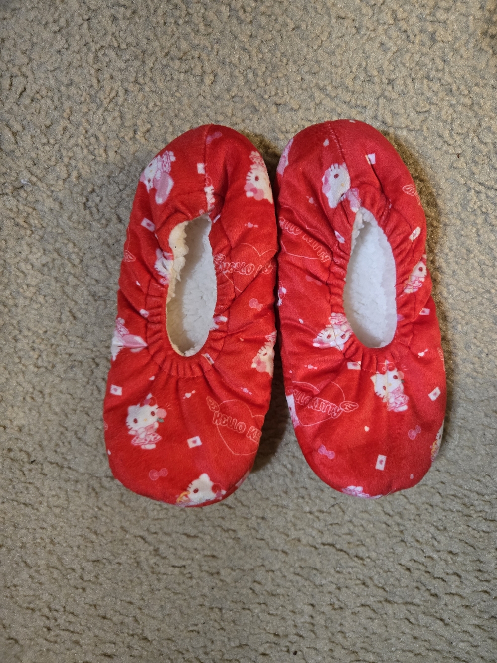 Hello Kitty Red One-Piece Slipper Socks